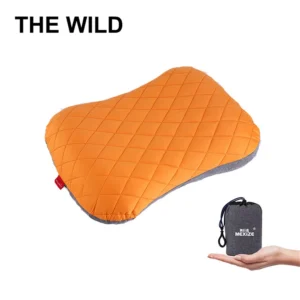 Portable Inflatable Pillow Outdoor Travel Cushion Camp Beach Car Airplane Hotel Foldable Headrest Sleep Tent Use Accessories 1